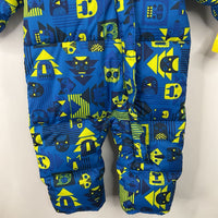 Size 6-12m: Columbia Blue Yellow Down Bunting