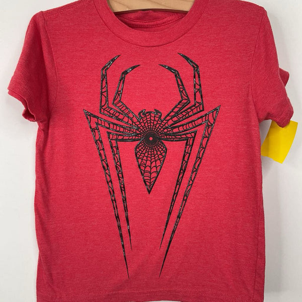 Size 4: Marvel Red/Black Spider Man T-Shirt