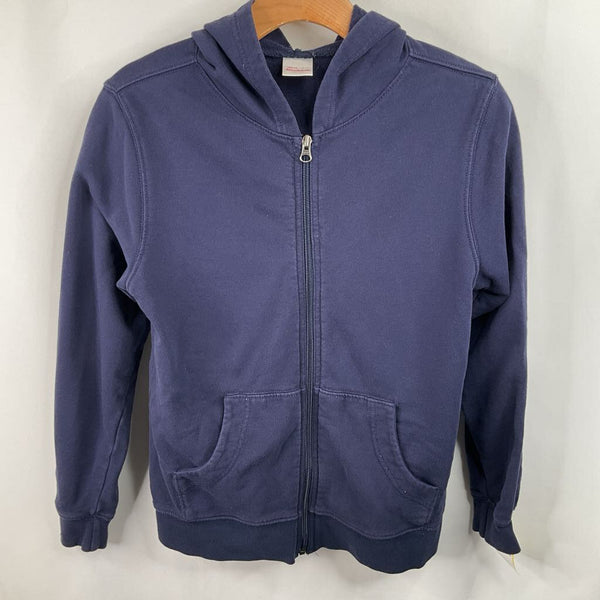 Sizer 12 (150): Hanna Andersson Blue Zip-Up Hoodie