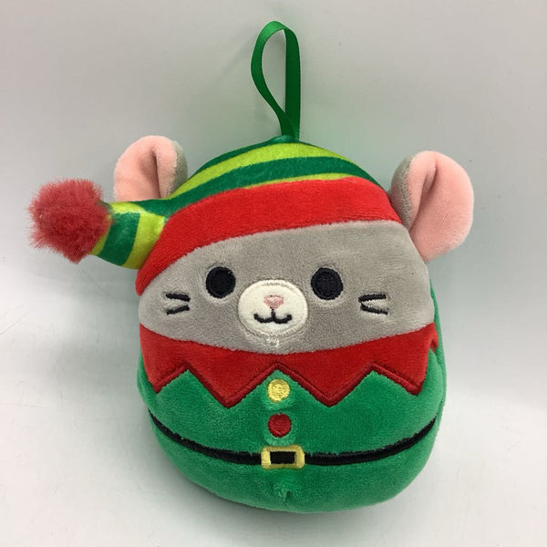 Squishmallow Small Holiday Mouse Plush