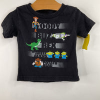 Size 12m: Toy Story Black T-Shirt