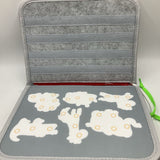 Grey Felt Busy Board Book