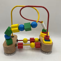 Melissa & Doug Small Wooden Colorful Bead Maze