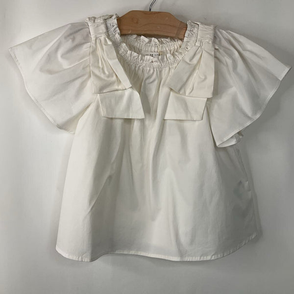 Size 5-6: Zara White T-Shirt- NEW W/Tag