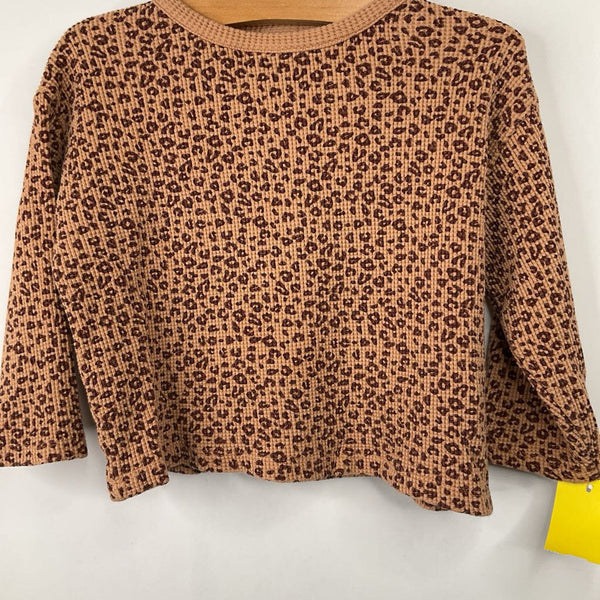 Size 18-24m: Zara Brown Cheetah Print Long Sleeve Shirt