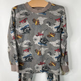 Size 7: Kirkland Grey Pirate Print 2pc PJs