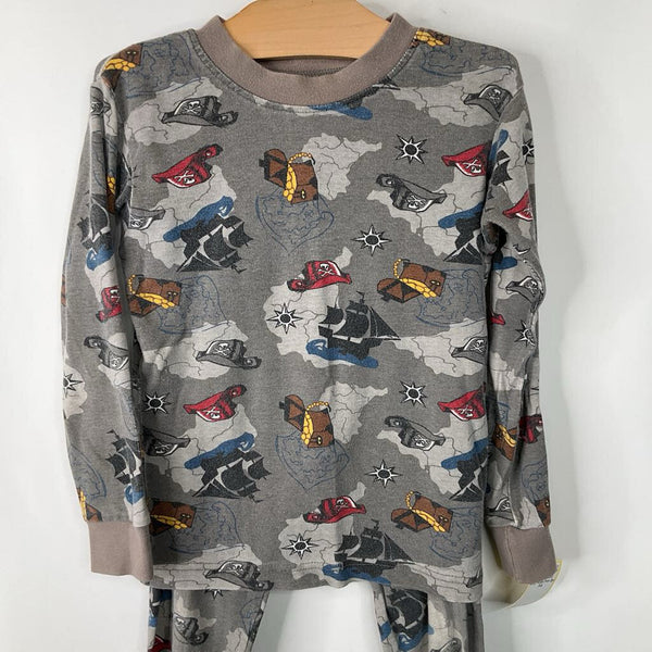 Size 7: Kirkland Grey Pirate Print 2pc PJs