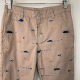 Size 10 (140): Hanna Andersson Tan Embroidered Ship Pants