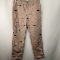 Size 10 (140): Hanna Andersson Tan Embroidered Ship Pants