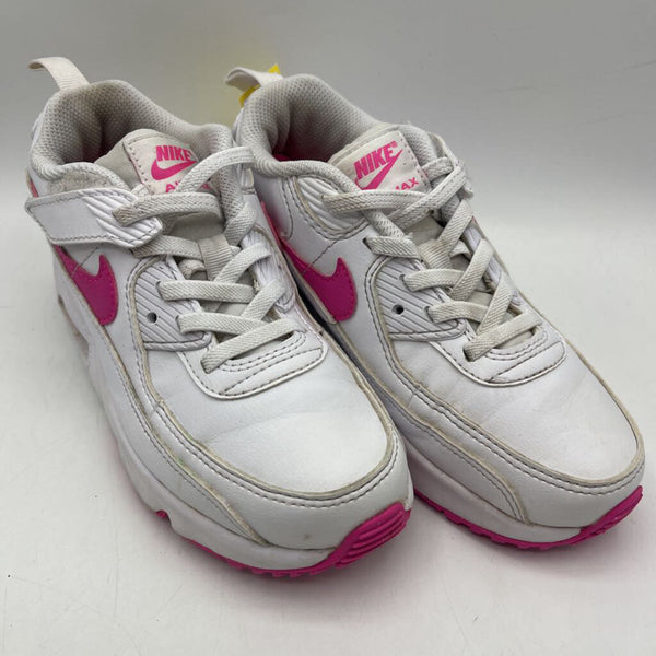 Size 13: Nike Pink/White Velcro Strap Sneakers