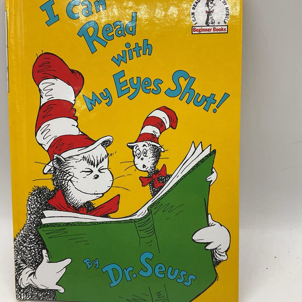 I Can Read With My Eyes Shut (hardcover)