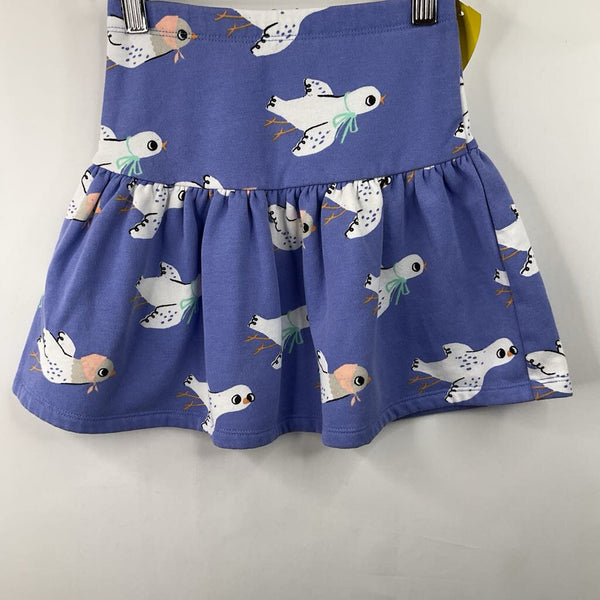 Size 5-6: H&M Purple Pigeon Print Cozy Skirt