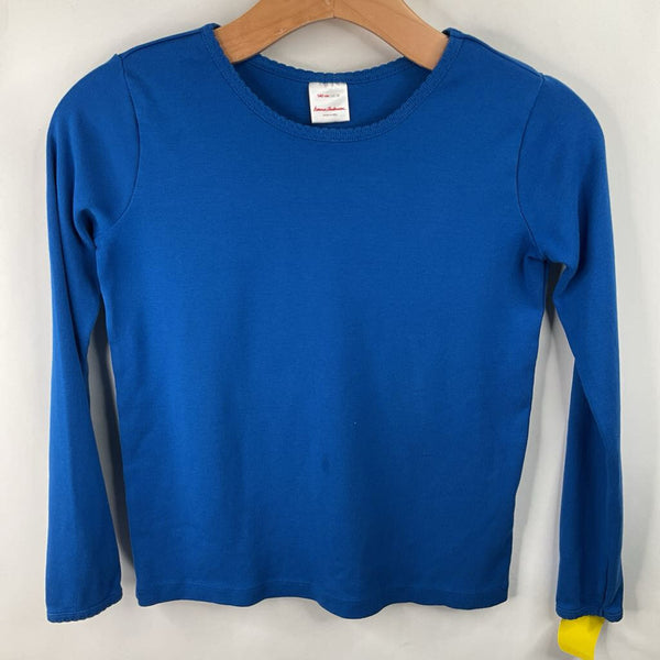 Size 10 (140): Hanna Andersson Blue Long Sleeve Shirt