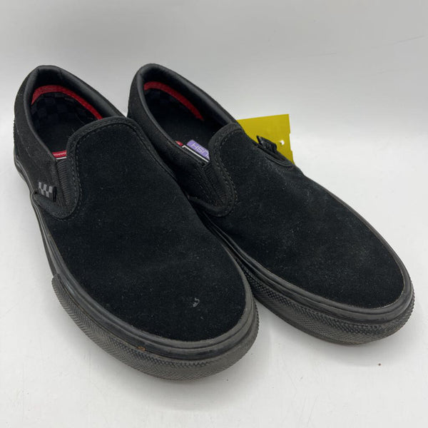 Size 3.5Y: Vans Black Slip-On Shoes
