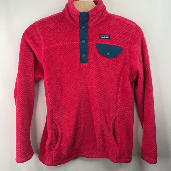 Size 12: Patagonia Pink Cozy Fleece Coat