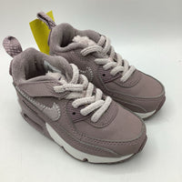 Size 8: Nike Purple Fuzzy Animal Velcro Strap Sneakers