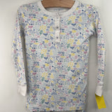 Size 6: Joy Street White Hanukkah Print 2pc PJs