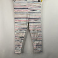 Size 5-6: Cynthia Rowley White/Gold/Blue/Pink Leggings
