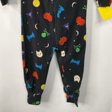 Size 2 (85): Hanna Andersson Black Halloween Print 1pc PJs