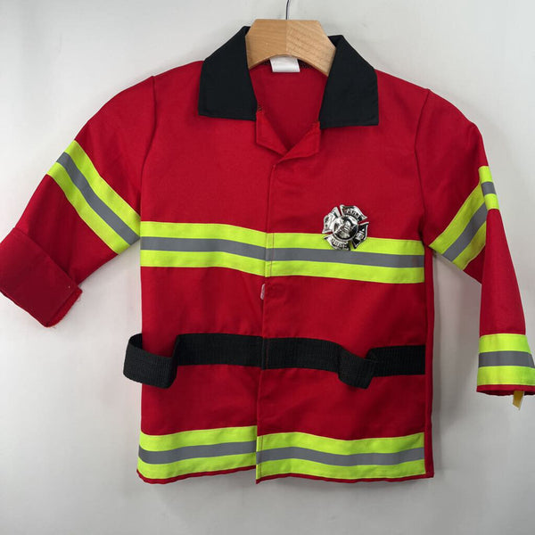 Size 7-8: Dress 2 Play Fireman Costume 1pc Top