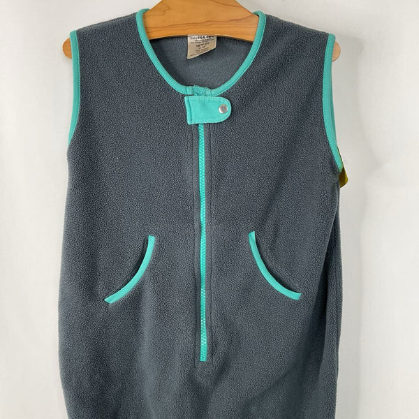 Size 18m: Babydeedee Grey/Blue Fleece Sleepsack