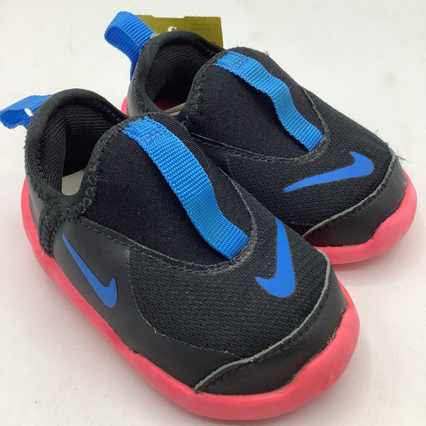 Size 4: Nike Black/Multi Slip On Shoes