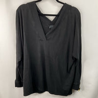 Size 2: Hatch Black Long Sleeve Shirt