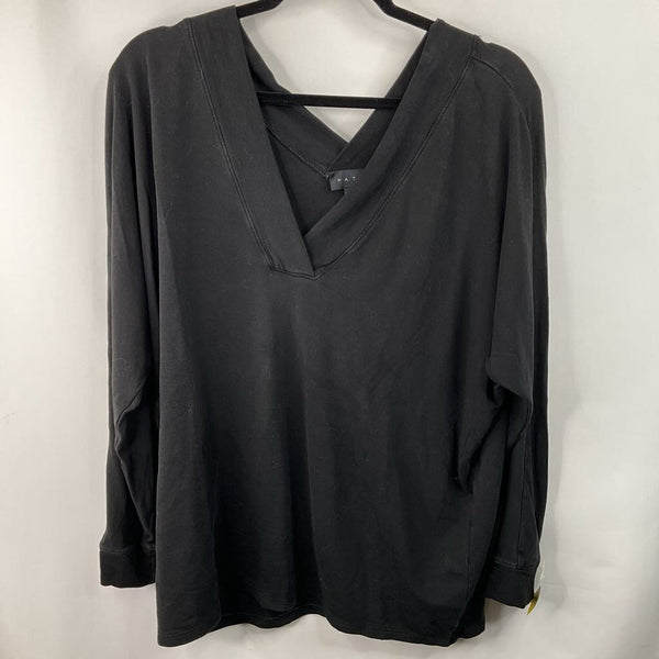 Size 2: Hatch Black Long Sleeve Shirt