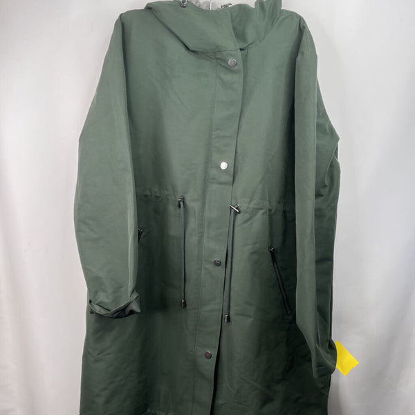 Size 6: Seraphine Green Expandable Winter Coat