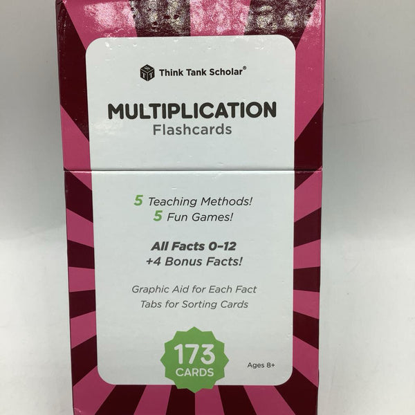 Multiplication Flash Cards