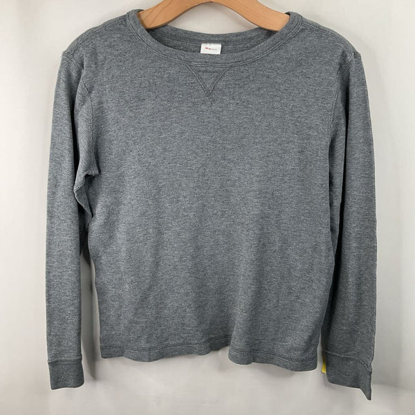 Size 12 (150): Hanna Andersson Grey Long Sleeve Shirt