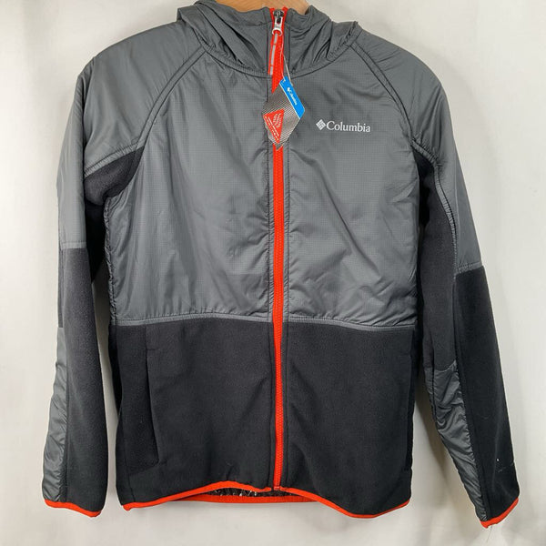 Size 14-16: Columbia Grey Omni-Heat Zip-Up Coat - NEW W/Tag