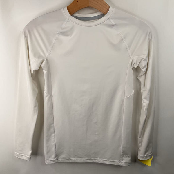 Size 10-12: DSG White Long Sleeve Shirt
