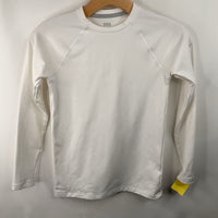 Size 10-12: DSG White Long Sleeve Shirt