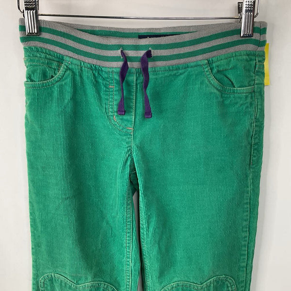 Size 9: Mini Boden Green Hearts Corduroy Pants