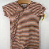 Sie 18-24m: Kate Quinn Brown/White Striped Romper