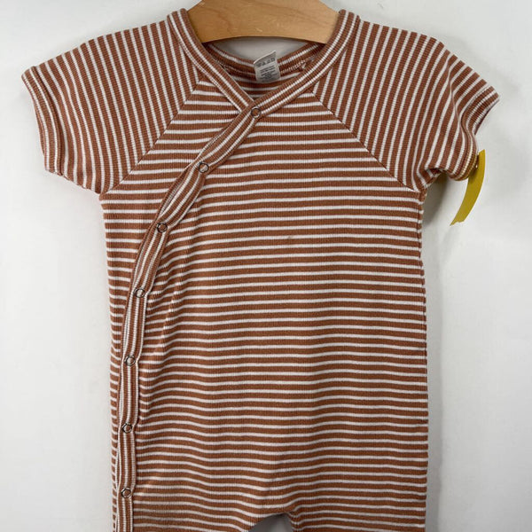 Sie 18-24m: Kate Quinn Brown/White Striped Romper