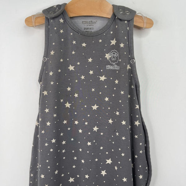 Size M: Woolino Grey/White Stars Sleepsack