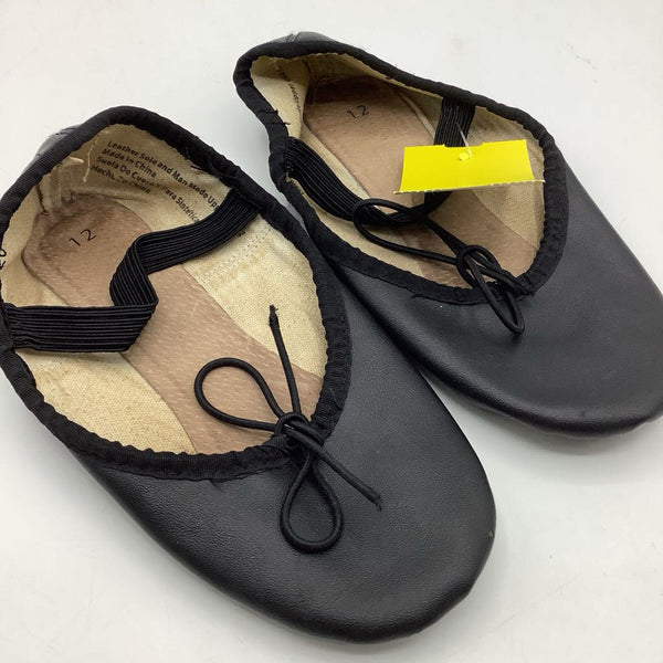 Size 12: Black Ballet Shoes