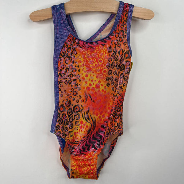 Size 3-4: Colorful Animal Print Leotard