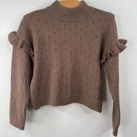 Size 5: Gap Brown Eyelet Sweater