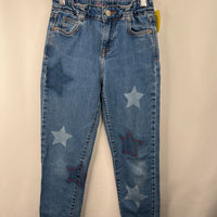 Size 9: Boden Blue Embroidered Star Jeans