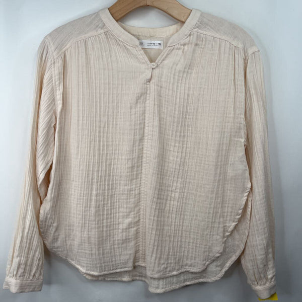Size 11-12: Zara Creme Long Sleeve Shirt