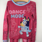 Size 8: Bluey Pink "Dance Mode" 2pc PJs