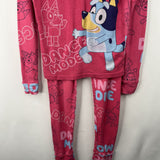 Size 8: Bluey Pink "Dance Mode" 2pc PJs