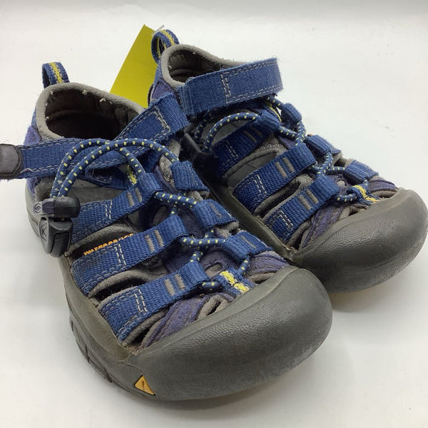 Size 9: Keen Blue/Grey Toggle/Velcro Strap Sandals