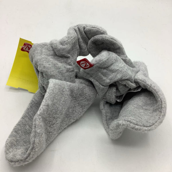 Size 3m: Zutano Grey Baby Booties