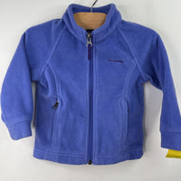 Size 2: Columbia Purple Fleece Coat