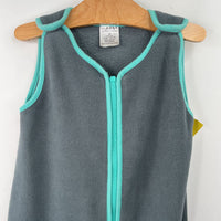 Size M: Deedee Grey/Blue Fleece Sleepsack