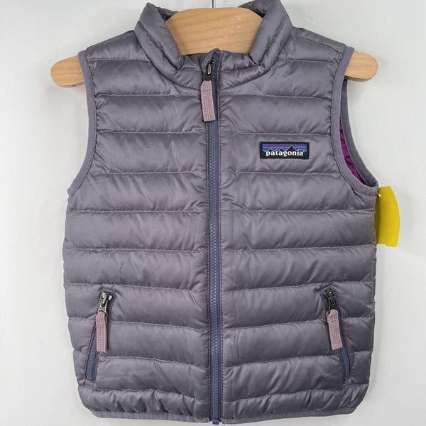 Size 2: Patagonia Blue/Purple Puffer DOWN Vest